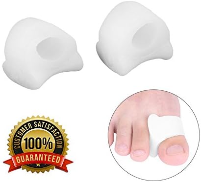 2Pcs Big Toe Separator Silicone Gel Bunion Splint Overlapping Spreader Protection Corrector Hallux Valgus Foot Toes Separator