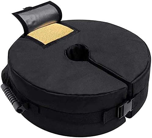 LATERN Patio Umbrella Sandbag 46CM Round Detachable Base Stand Weights Bag up