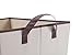 StorageManiac 2-Pack Durable Folding Polyester Canvas Rectangular Open Storage Bin with 2 Handles