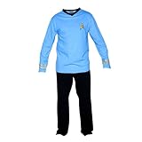 Star Trek Adult Spock Officer Uniform Pajama Set (X-Large)