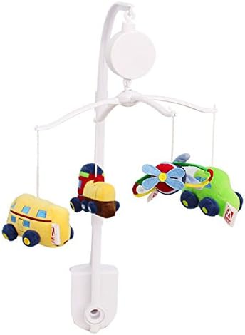 GA Creatives Transportation Baby Bed Hanging Rotation Crib Bell Neonatal Secure Pure Cotton Plush Educational Music Toys Bedside Rattles Music
