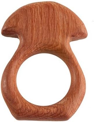 Wooden mushroom figure