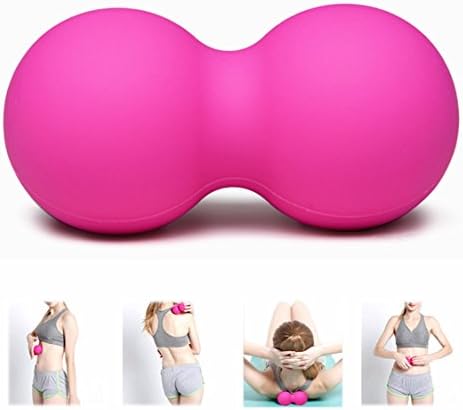 RSPrime Massage Ball Peanut Lacrosse Balls Double Muscle Ball Exercise Ball Silicone