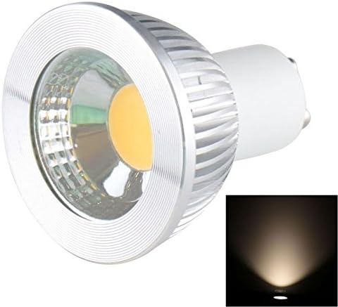 Gulakey AC 85-265V, High Tone GU10 5W 475LM Flatware Cover White Light COB LED Spotlight (SKU : S-LED-5723WW)