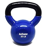 a2zcare vinyl coated kettlebell for cross training swings body workout and muscle exercise