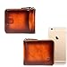 RFID Men's Leather Zipper wallet Zip Around Wallet Bifold Multi Card Holder Purse (Handmade Brown)