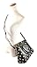 Kate Spade New York Wellesley Printed Small Rachelle Satchel Handbag Purse (Black/Decobeige)