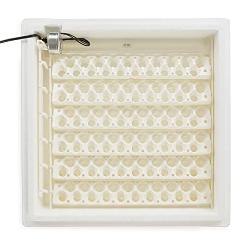 Farm Innovators 3400 Quail Rail Fits 120 Small Eggs, for 3400 Automatic Egg Turner, White (6