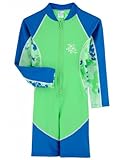 Tuga Boys UPF 50+ High Tide Long Sleeve One-Piece Swimsuit