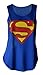 Mymixtrendz Ladies 'Dope' Geek Act Lady MTV Neon Slogan Vest Top (M/L (UK 12-14 / EU 40-42 / US 8-10), SUPERMAN BLUE)