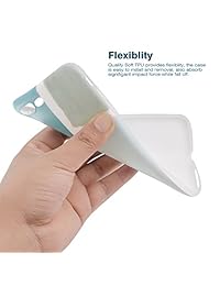 Carcasa para iPhone 7 Plus, iPhone 8 Plus, absorción de golpes, carcasa de silicona suave de TPU mate, bloque de color minimalista, compatible con iPhone 7 Plus, 8 Plus