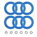 Hibbent 6 Pack Toilet Flush Valve Seal, Upgraded Silicone Material Specific fit for American Standard & Eljer-Compatible with 7301111-0070A, Flush Valve Seal Kit Replacements with O Ring