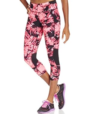 Calvin Klein Performance Printed Capri Leggings Pink X-Small