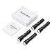 Pack of 4, AUOPRO Mini Pocket Torch Light Zoomable Handheld LED Flashlights with Clip, 3 Modes for Emergency, Camping and EDC