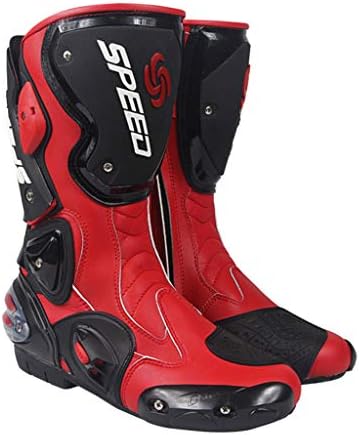 Men's Motorcycle Boots Professional Motocross Cycling Shoes Mens Locomotive Off-Road Boot Non-slip Wear-resistant