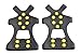 WAYPOR Ice Grips, Traction Cleats, Ice Cleat, Easy Slip On, Outdoor Durable, 10 Steel Studs, Stretchable, Prevent Slipping from Ice/Snow, Extra Studs Included in Each Package.