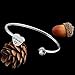 PLITI Godmother Bracelet Baptism Gift Religious Jewelry Mother's Day Gift For Godmother (Silver)
