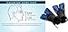 Snorkel Set : Full Face Snorkeling Mask + Adjustable Diving Fins (Blue, S/M)