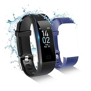 Toplus Fitness Tracker, Heart Rate, Sleep, Blood Pressure, Temperature Monitor, Male and Female Pedometer Watch, 16…