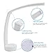 Dimmable LED Desk Lamp，Eye-caring Table Lamp with USB Charging Port, Office Lamp,Foldable Reading Lamps (5W,Touch Control Panel,White)