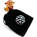 Bescon Fifty-Sided Die, 50 Sided Cube, 50 Sides Dice, 50-Sided D50 30mm Large Gaming Dice - Black Opaque Color with White Numbers
