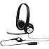 Logitech ClearChat Comfort/USB Headset H390, Noise Cancelling Microphone, Headphones for Computer (Black)