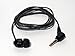 Far End Gear XDU Stereo-to-Mono Noise Isolating Single Earphone - Fabric-Wrapped Cord