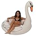 Kangaroo Jumbo 4-Foot x 4-Foot White Swan Inflatable Raft and Pool Float