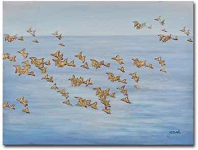 Grander Images Birds of a Feather Canvas Wall Art