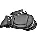 Raycity Leather Padded Fist Mitts Fingerless Gloves w/Locks Bondage Restraint Fetish