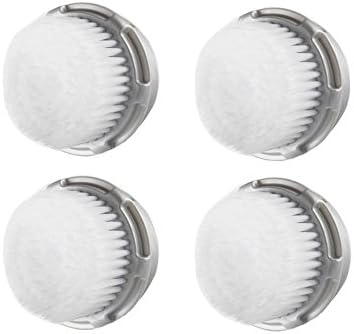 High Performance Replacement Cleansing Brush Head for Mia, Mia2, Mia3 (Aria), Smart Profile, Alpha Fit, Pro, Plus 4Pack, Alumy Luxe Cashmere Facial Cleaning Brush fit Mia,Mia2, Mia3 (Aria)