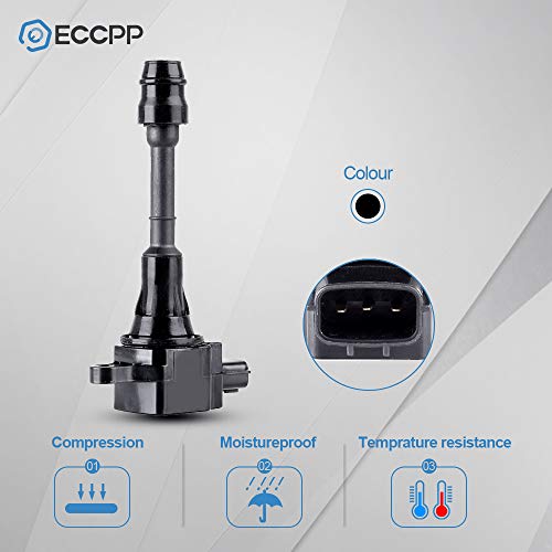 ECCPP Ignition Coils Pack of 4 Compatible with Nissan Altima/Sentra/X