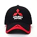 monochef Auto sport Car Logo Black Baseball Cap F1 Racing Hat (Mitsubishi)