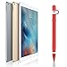 Silicone Case for Apple Pencil Holder Sleeve Skin Pocket Cover Accessories for iPad Pro, Soft Grip Pouch with Charging Cap Holder and 2 Protective Nib Covers(Red)