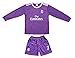 GamesDur 2018/2019 Cristiano Ronaldo #7 Away Long Sleeve Soccer Kids Jersey & Short Set Youth Sizes