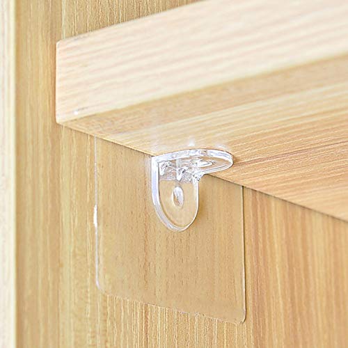 ELEC TECH SelfAdhesive Shelf Support Pegs, LShaped Support