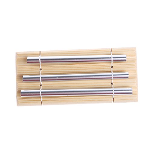 Misright Creative Wooden Percussion Trio Chime Solo Musical Instruments Meditation Relaxation