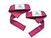 Bear Grips Lifting Straps with Padded Wrist Straps for Weight Lifting. Heavy Duty Deadlift Straps, Voted Best Workout Straps. with Added Grip On Strap. Fits All Wrist Sizes, Men & Women. Pink