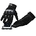 OMGAI Men's Motorcycle Gloves Full Finger Tech Touch Smart Gloves for Tactical Airsoft Outdoor Sports Black