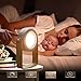 Reading Lamp Battery Operated, Cordless Lantern Lamp, Portable Bedside Table Lamp for Bedroom, Led Desk Lamp, Dimmable Night Light by Touch (Grey)
