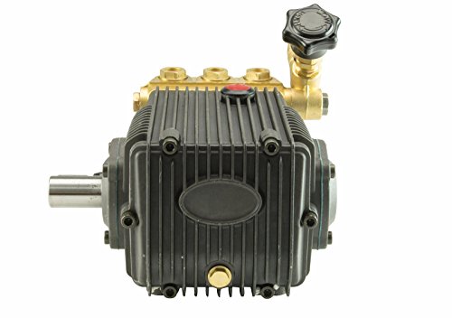 Erie Tools 6.1 GPM 5200 PSI Triplex Pressure Washer Pump - 1" Solid Male Shaft