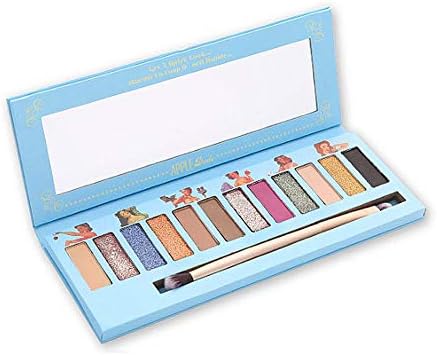 Dadahuam Eyeshadow Palette, 12 Color Professional Earth Tone High Matte Pearl Light Eyeshadow Palette All Finishes, Everyday Makeup Shadow Palette Disc, Addictive, Long Lasting Stay