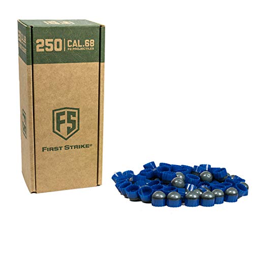 First Strike Paintballs (250 Count, Smoke/Blue Blue Fill)