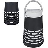 Protective Silicone Cover Case for Bose SoundLink Revolve+ & Revolve+ II Speakers - Shockproof Skin Sleeve for Bluetooth Speakers, Travel-Friendly Design (Black)
