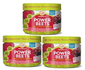 Healthy Delights Power Beets, Super Concentrated Non-GMO Beet Juice Powder, with Natural Caffeine and 0 Grams of Sugar, Delicious Acai Berry Pomegranate Flavor, 30 Servings (Pack of 3)