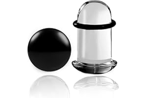 Maxbott 10PCS / 8PCS Glass Ear Gauges Stretching Kit Single Flare Plugs Comfy Stretching Body Piercing gauge stretching kit 1