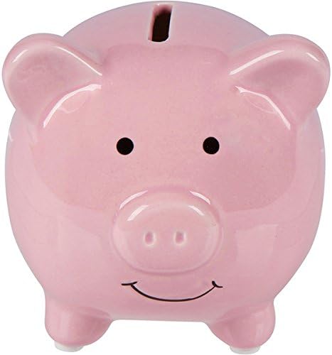 Darling Baby Ceramic Piggy Bank, Pink