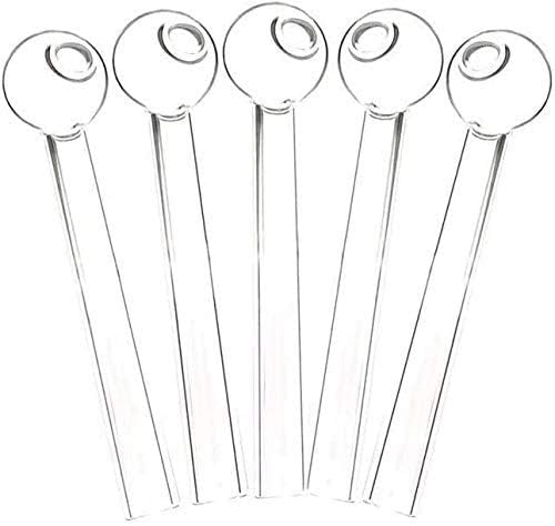 Burners Set Handmade Oil Glass 4.5 Inch (10Pcs)