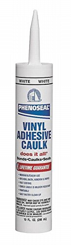 Dap 00005 6 Pack White Phenoseal Does It All Vinyl Adhesive Caulk 10-Ounce