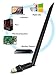HoneyBull 1200 Mbps Wireless USB WiFi Adapter (5.8GHz & 2.4GHz) Dual Band USB Adapter with +5dBi External Antenna (Supports Windows XP, Vista, 7, 8, 10 & Mac OS X) -